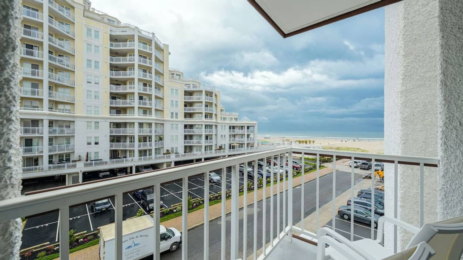 Classic double suite balcony view