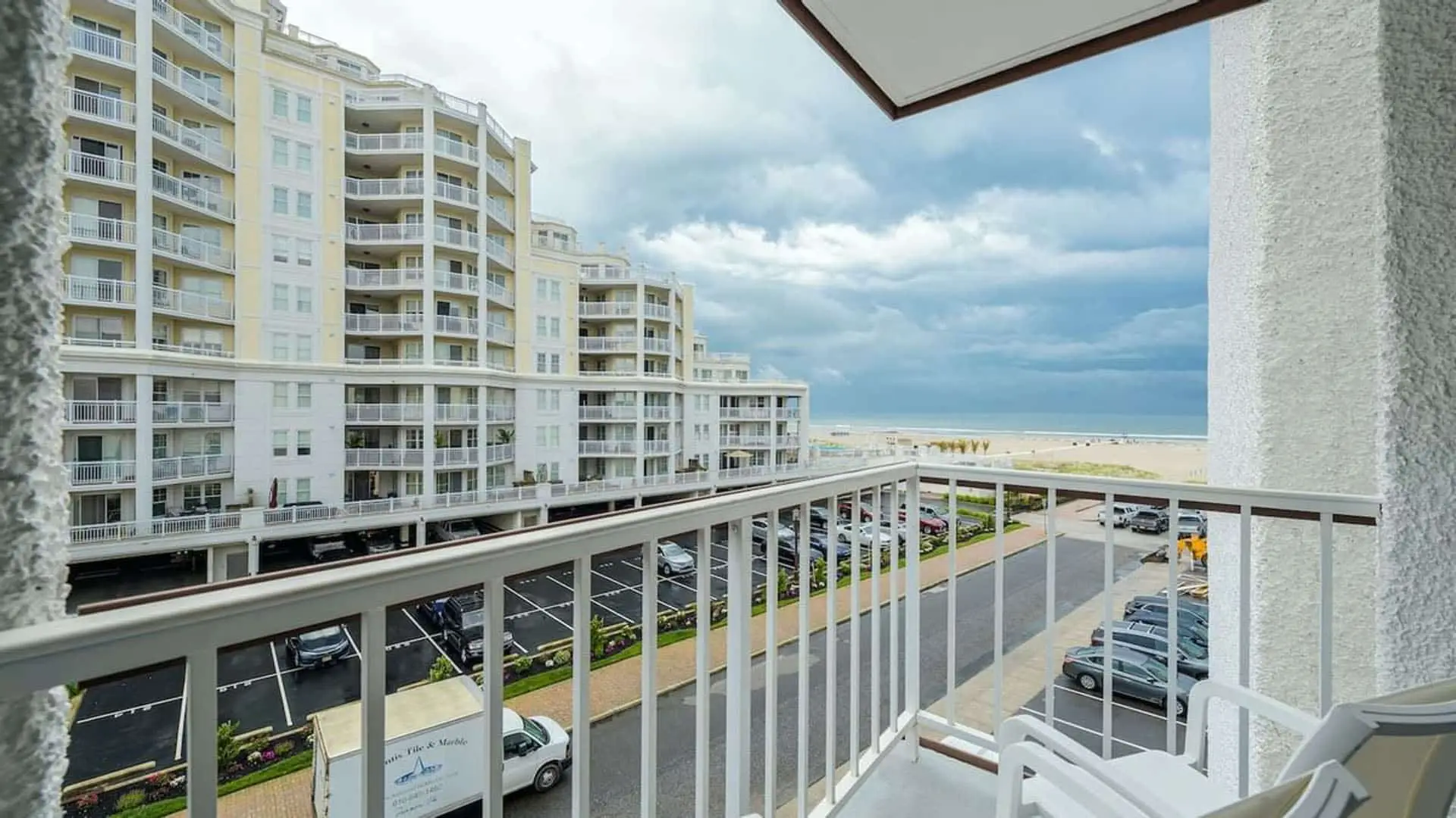 Classic double suite balcony view