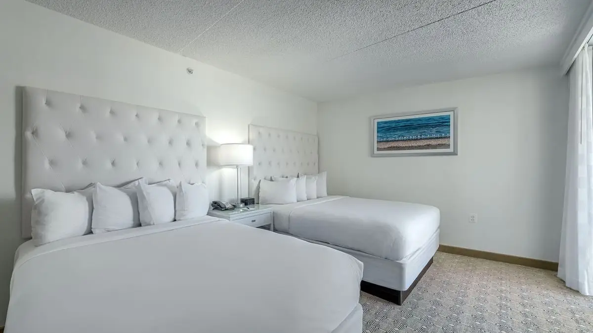Premium double suite beds at ICONA Diamond Beach
