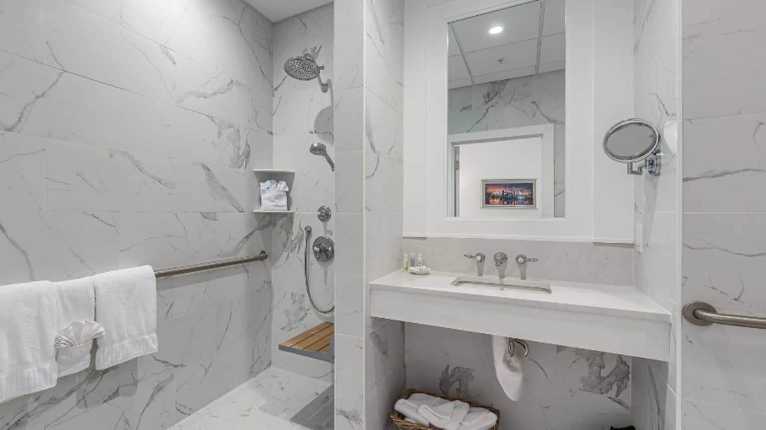 ICONA Diamond Beach ADA King Suite bathroom