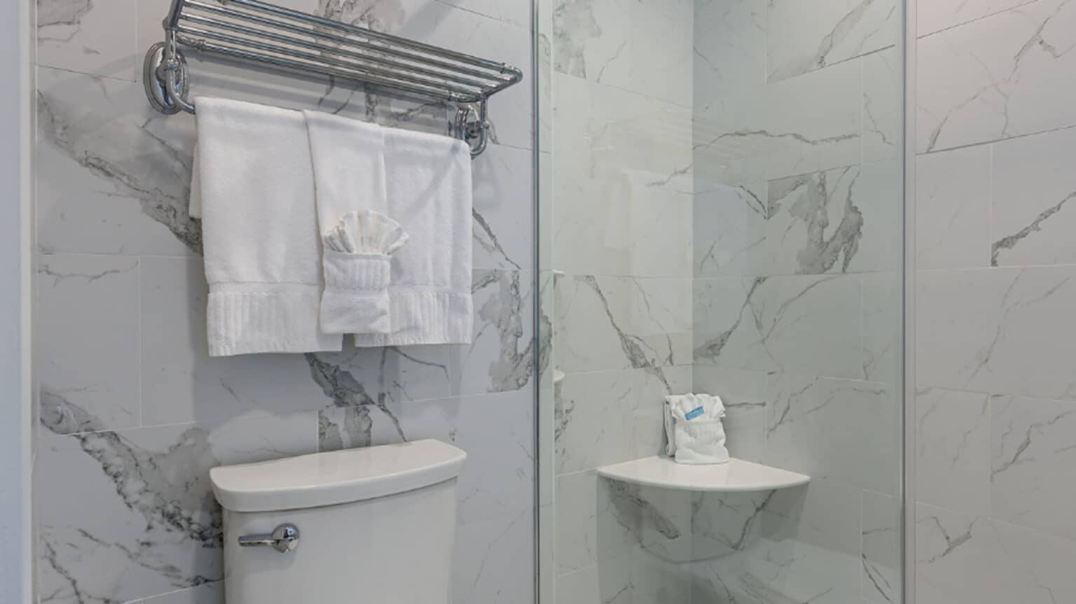 ICONA Diamond Beach top floor king suite hotel room bathroom