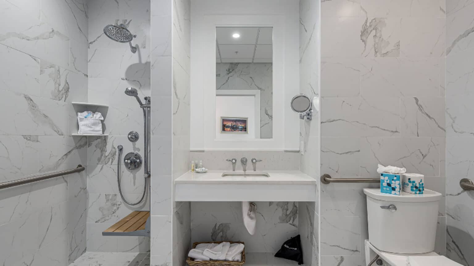 ICONA Diamond Beach ADA King Suite bathroom