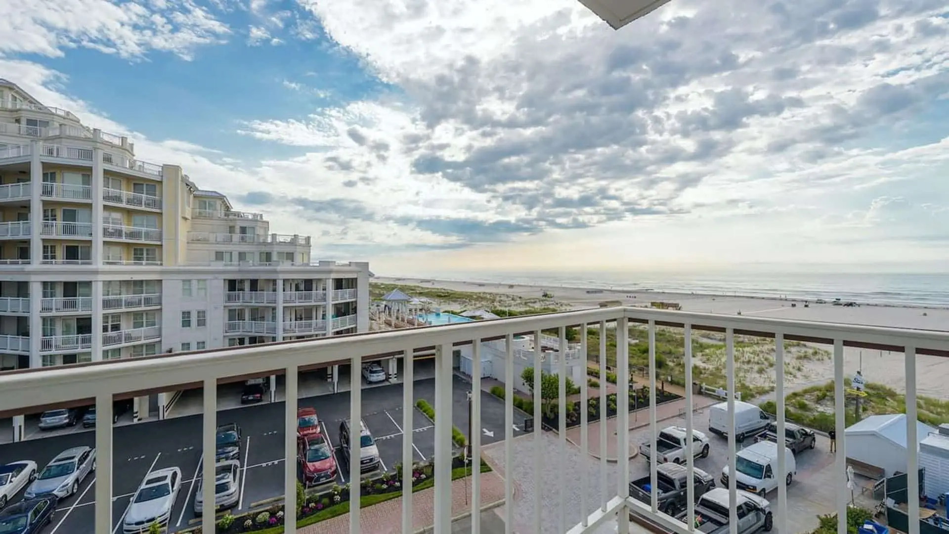 Premium king suite ADA hotel room balcony view