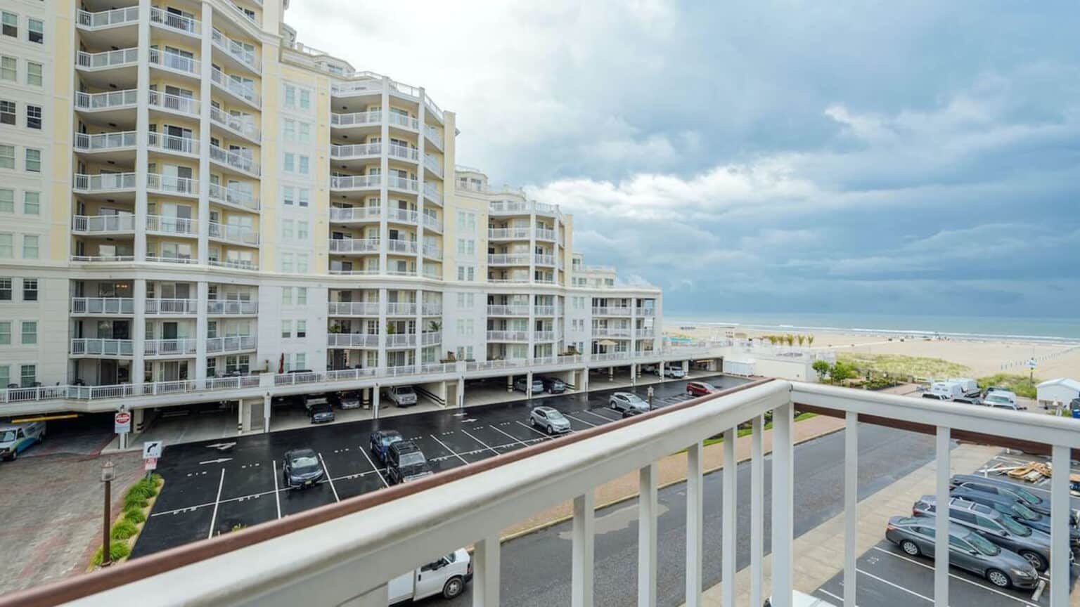 Signature double suite balcony at ICONA Diamond Beach
