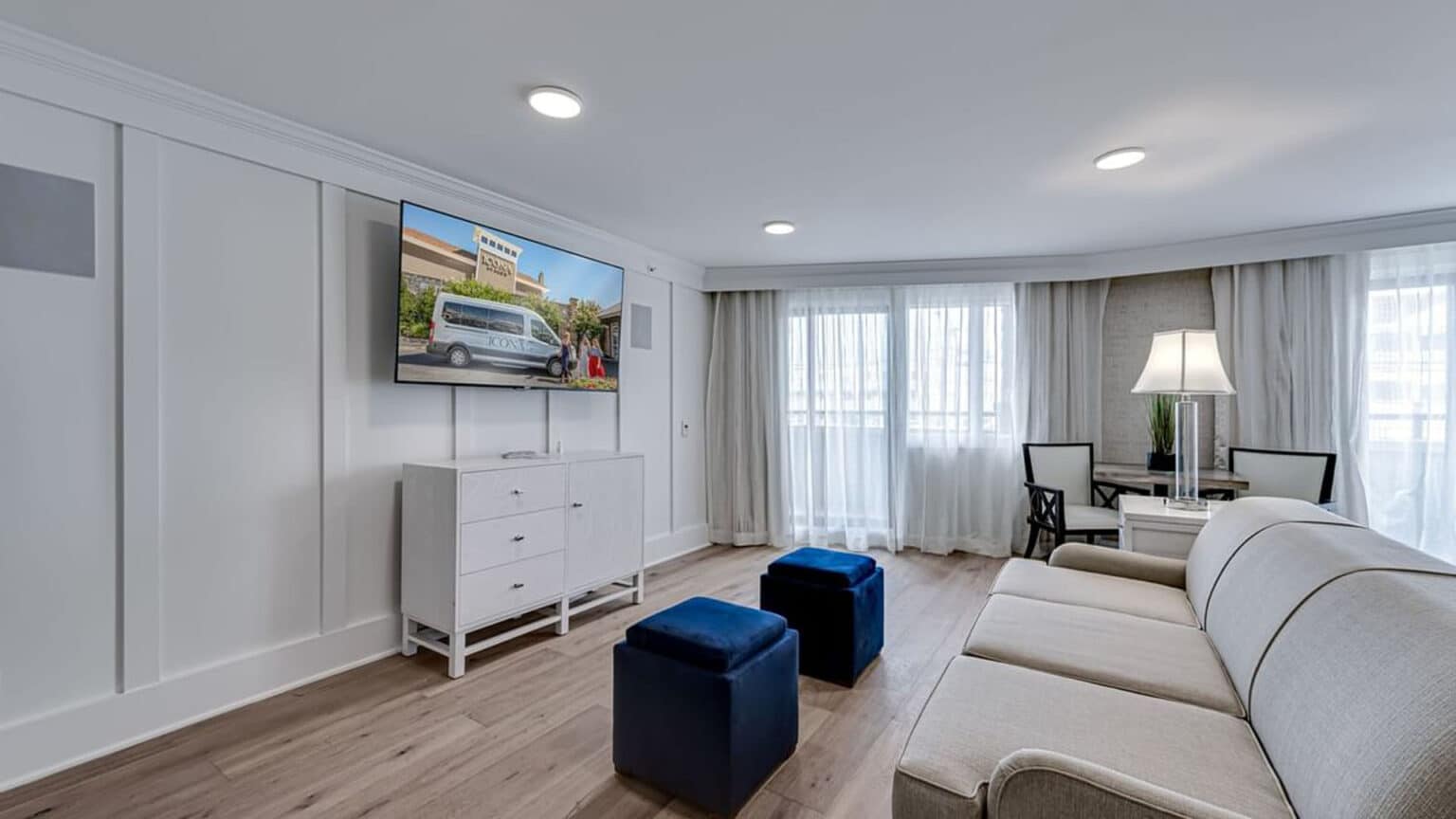 Classic family studio living area