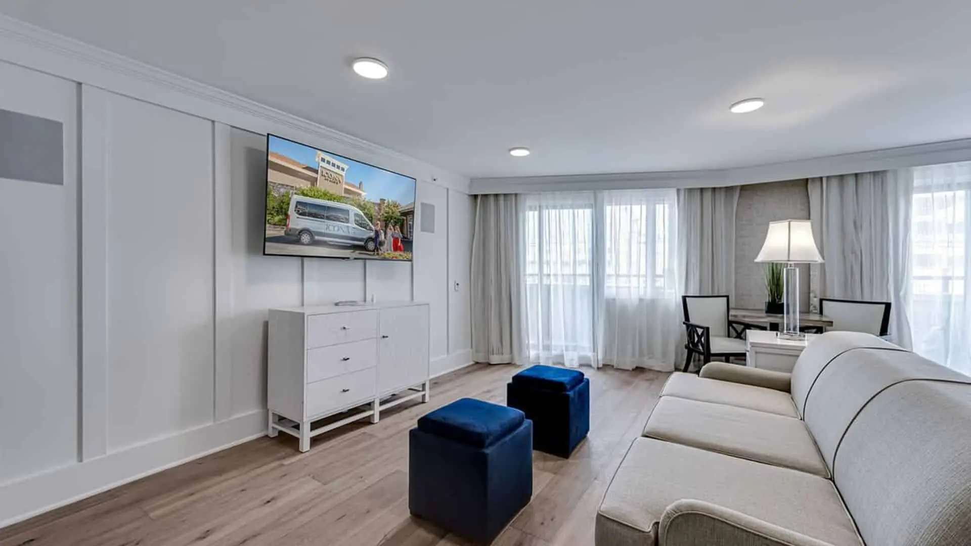 Classic family studio living area
