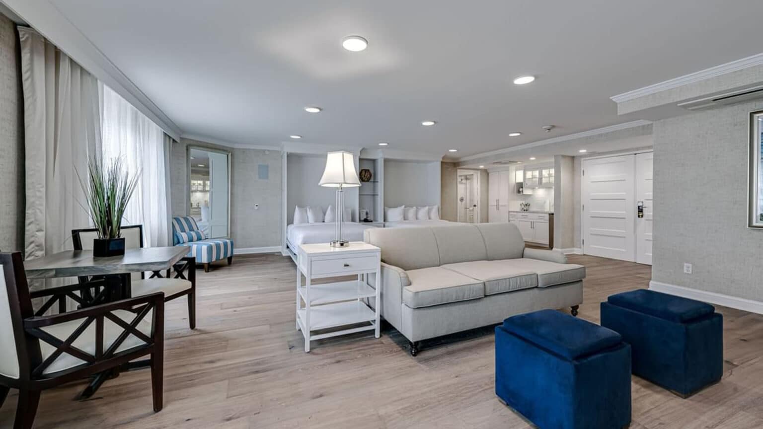 Classic family studio living area