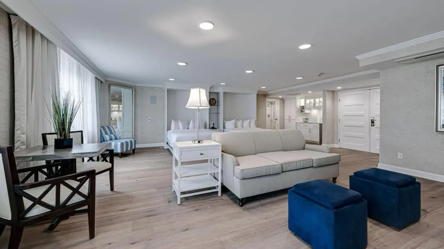 Classic family studio living area