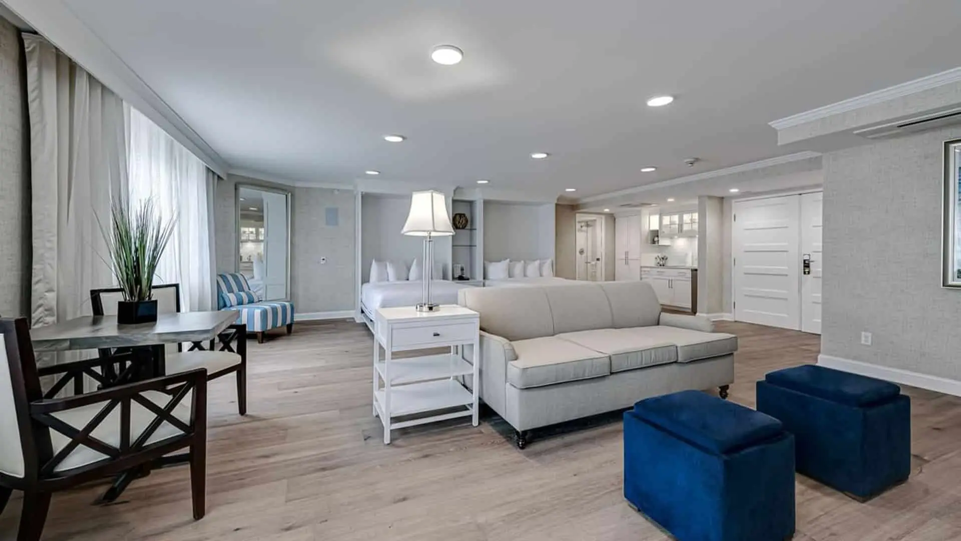 Classic family studio living area