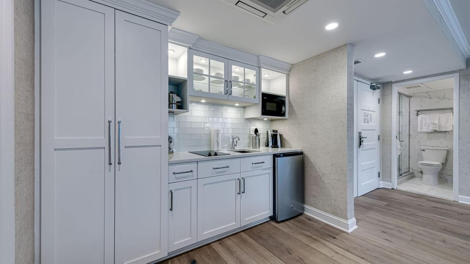 Classic family studio kitchen area