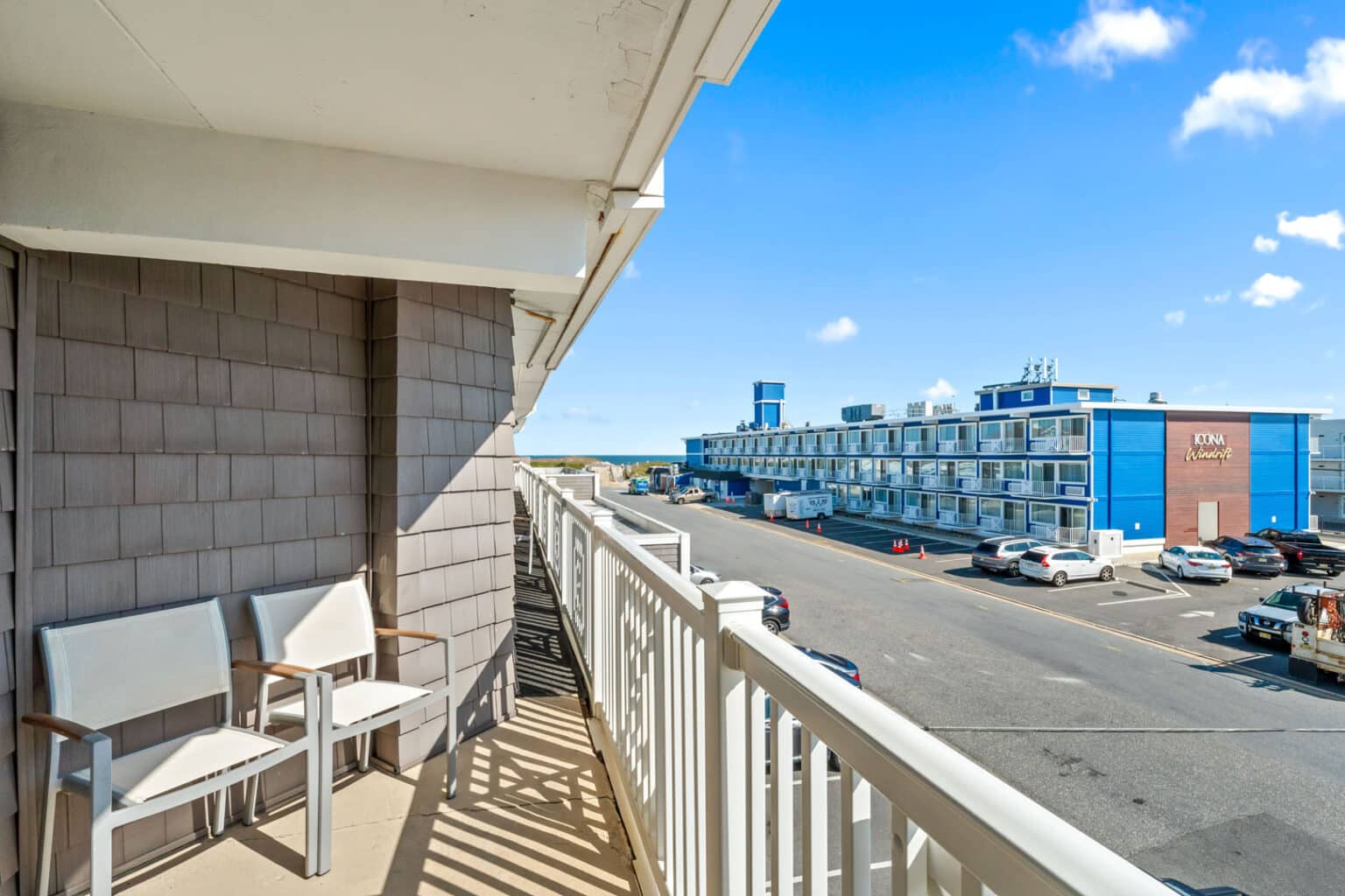 Classic queen studio balcony view