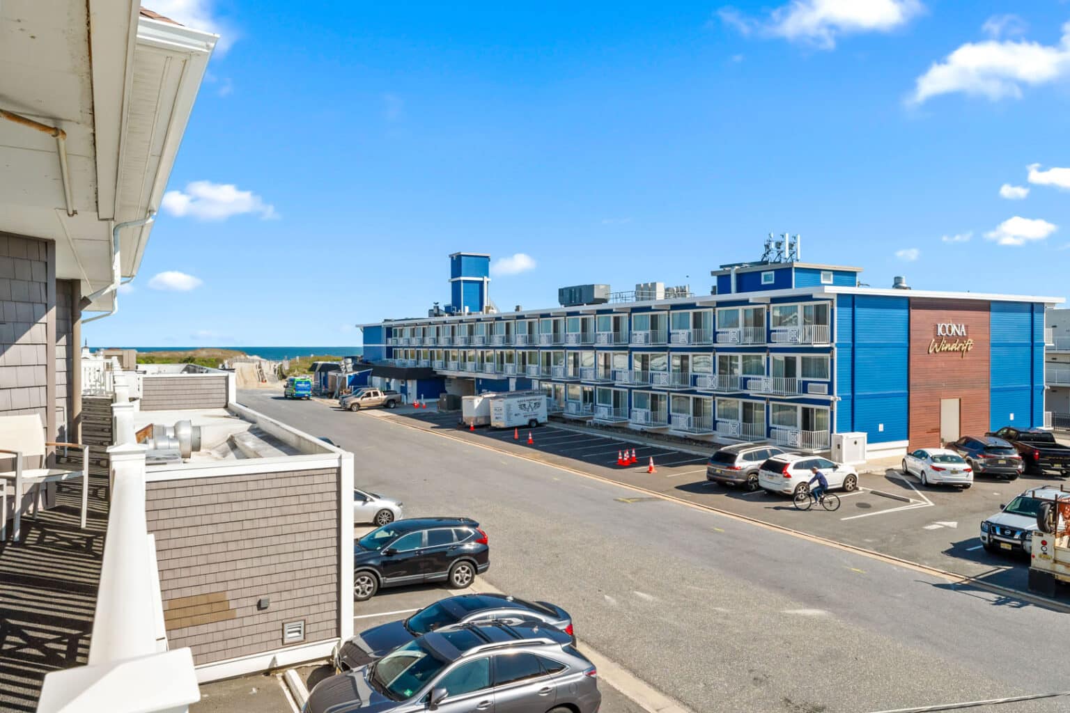 Classic queen studio balcony view