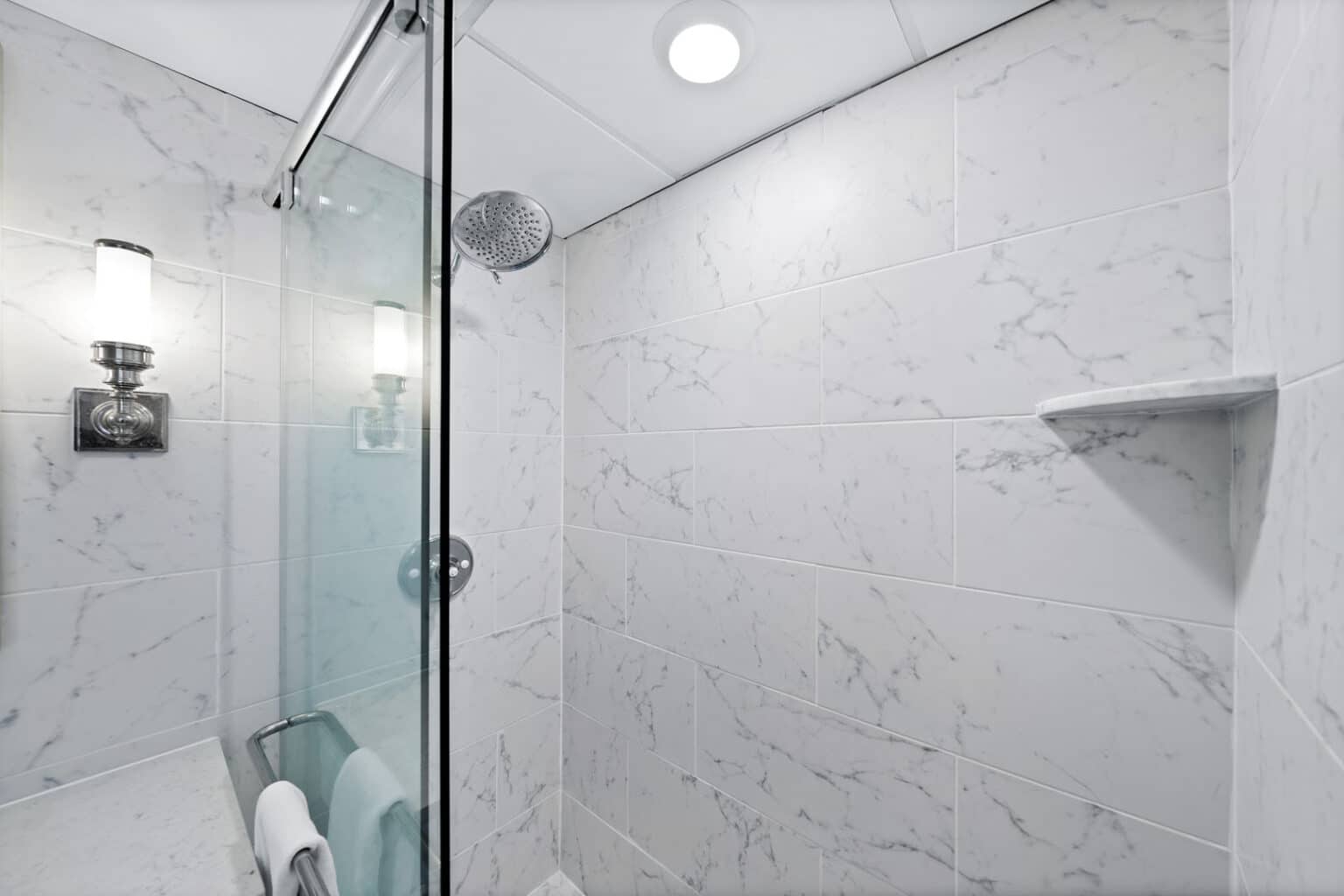 Premium family suite shower