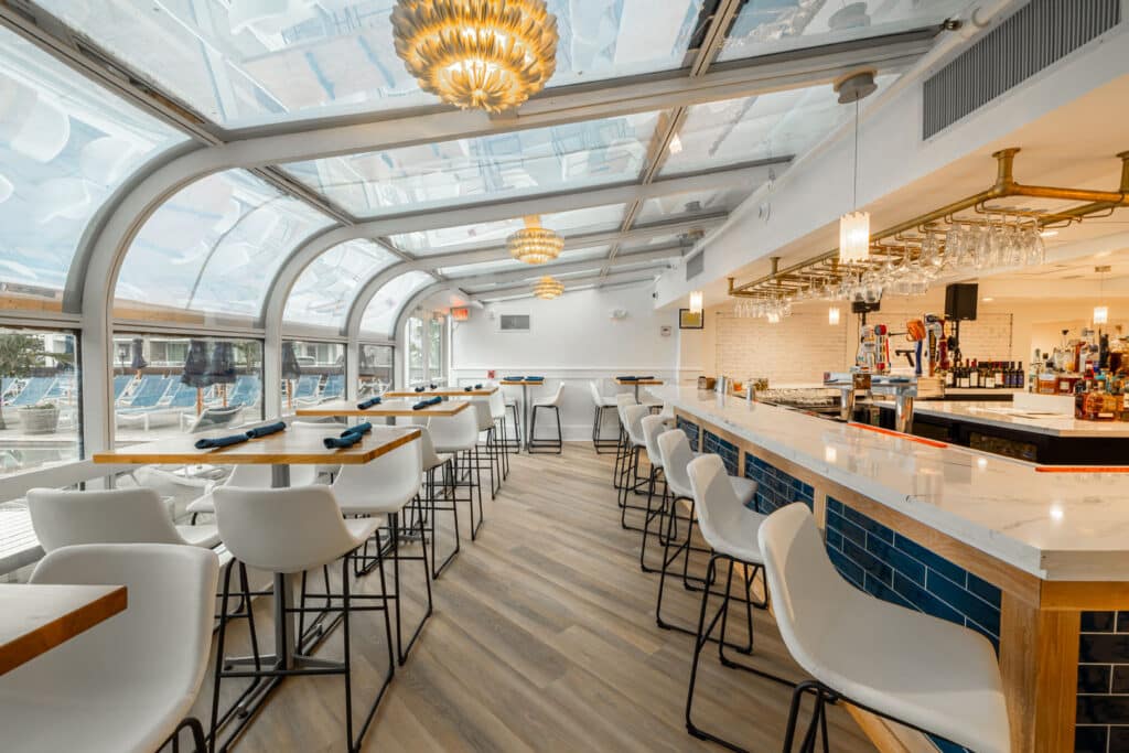 Signature lounge restaurant at ICONA Windrift