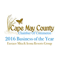Cape May County Chamber of Commerce 2016 Business of the Year Eustace Mita & ICONA Resorts Group