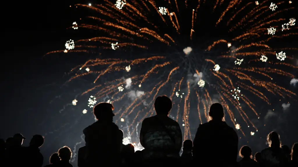 New Year's Eve fireworks in Avalon, NJ