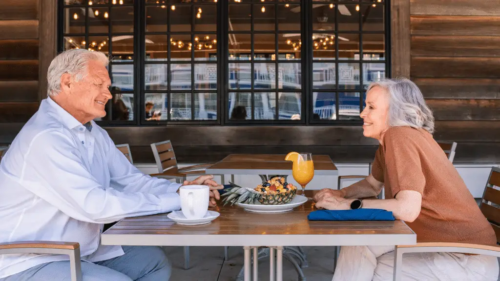 Couple dining at Avalon Brew Pub