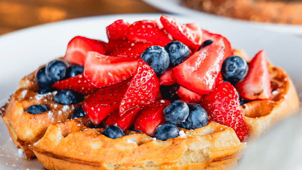 Waffles from Avalon Brew Pub