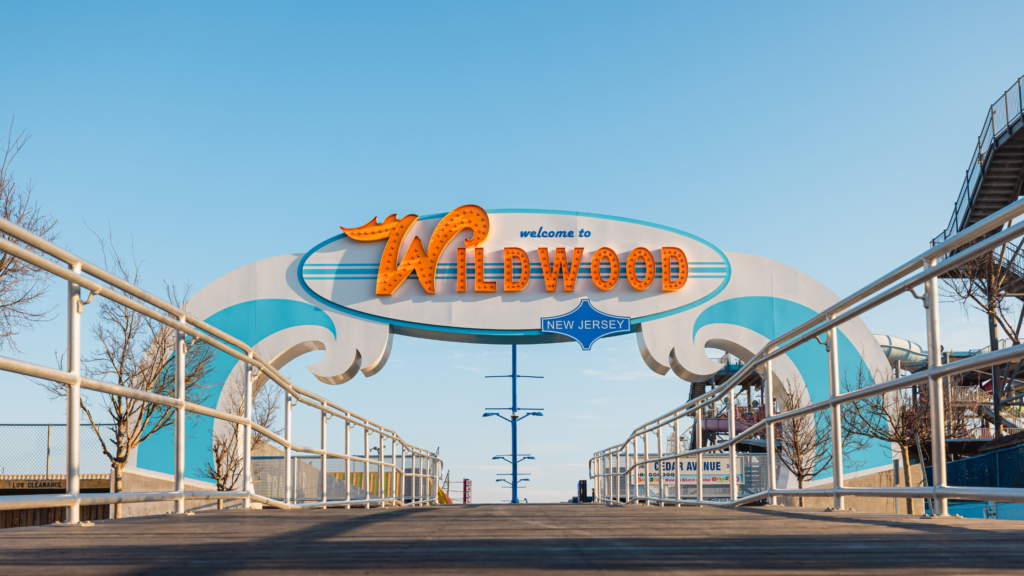 Wildwood boardwalk sign